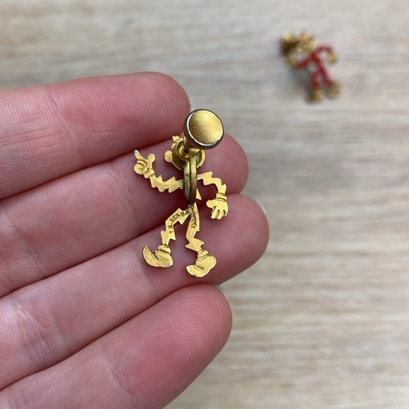 Vintage‎ Reddy Kilowatt Screwback Earrings - Picture 4 of 7